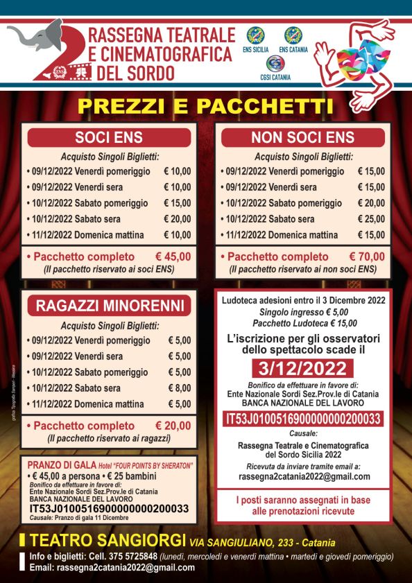 Prezzi Pacchetti